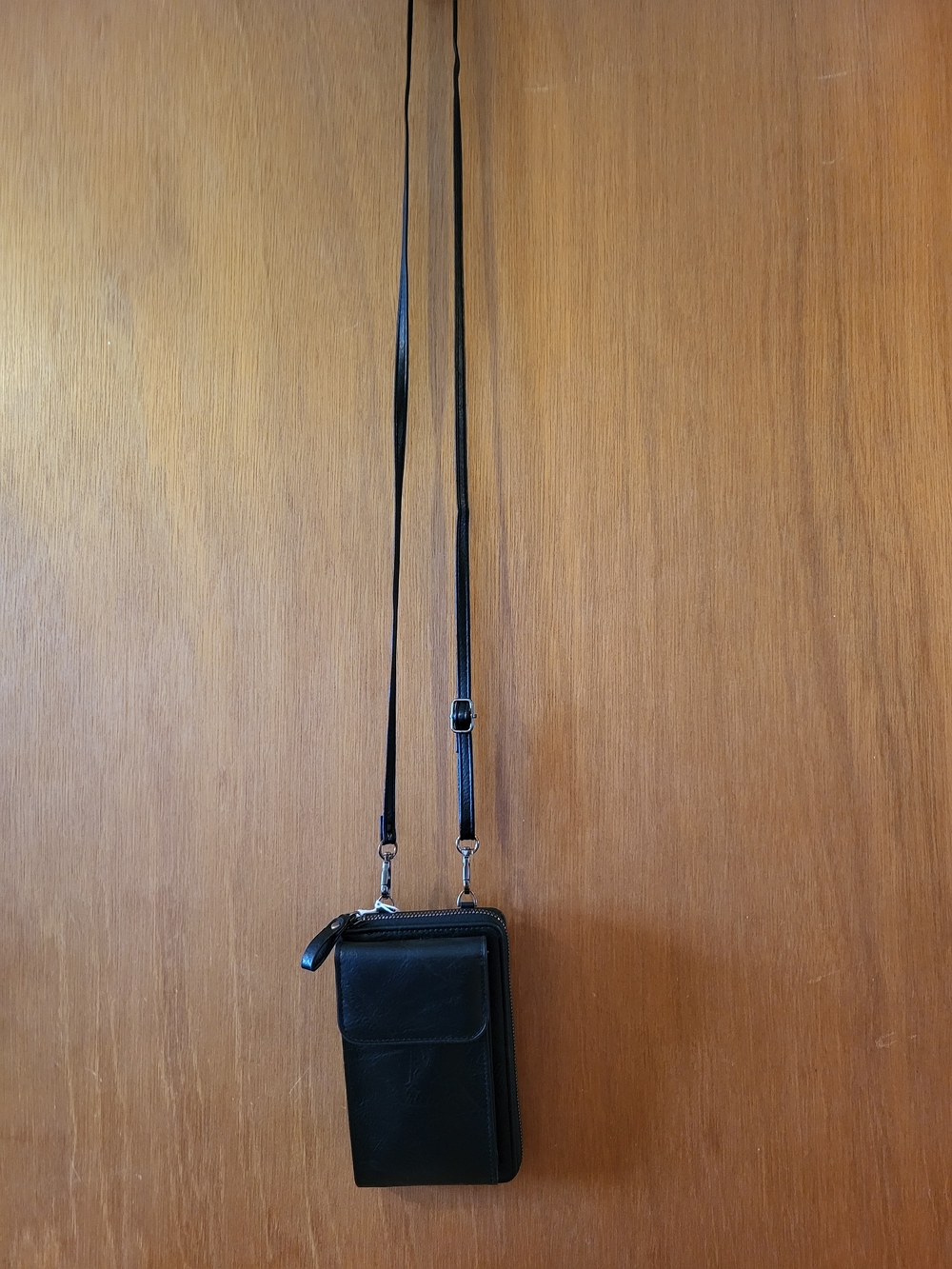 Black Crossbody Phone Wallet